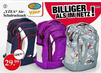 Woolworth Yzea Air Schulrucksack Angebot