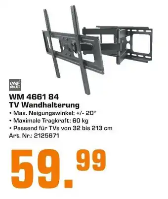 Saturn WM 4661 84 TV Wandhalterung Angebot