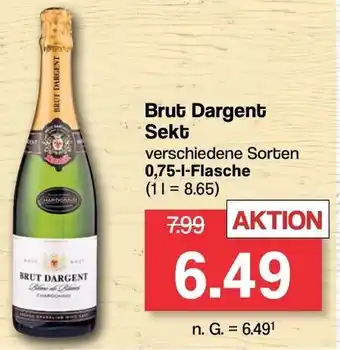 Famila Nord West Brut Dargent Sekt 0,75 L Flasche Angebot