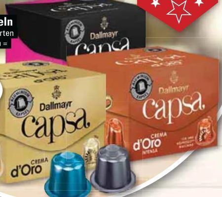 Capsa kaffeekapseln Angebot bei Edeka Frischemarkt