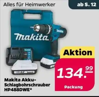 NETTO Makita Akku Schlagbohrschrauber HP488DWE Angebot