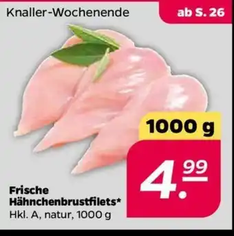 NETTO Frische Hähnchenbrustfilets 1000g Angebot