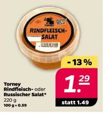 NETTO Torney Rindfleisch oder Russischer Salat 220g Angebot