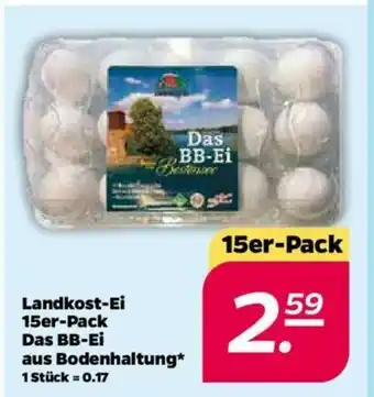 NETTO Landkost Ei 15er Pack Das BB-Ei aus Bodenhaltung Angebot