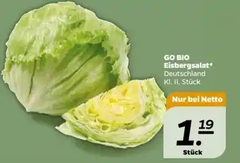 NETTO Go Bio Eisbergsalat Angebot