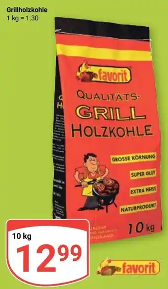 Globus favorit Grillholzkohle 10 kg Angebot