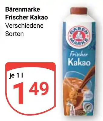 Globus Bärenmarke Frischer Kakao je 11 Angebot