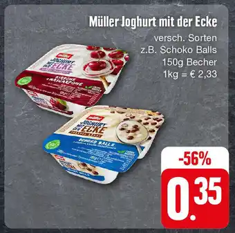 Edeka Müller Joghurt mit der Ecke 150g Becher Angebot