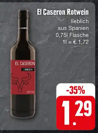 Edeka El Caseron Rotwein 750ml Angebot