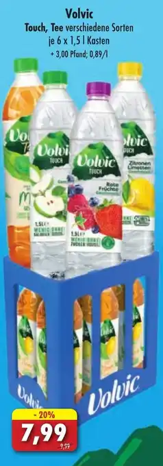 Lösch Depot Volvic Touch, Tee verschiedene Sorten je 6 x 1,5 L Angebot