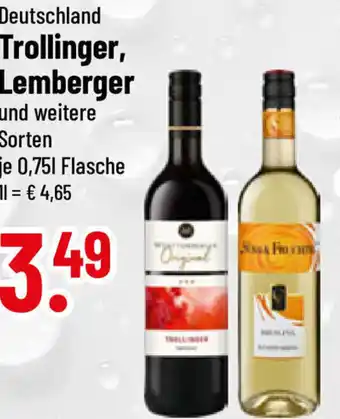 trinkgut Trollinger, Lemberger und weitere Sorten je 0,75L Angebot