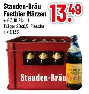 trinkgut Stauden-Bräu Festbier Märzen 20*500ml Angebot