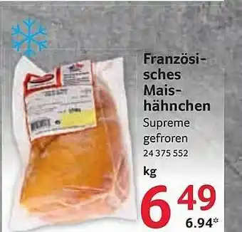 Selgros Französisches Maishähnchen Angebot