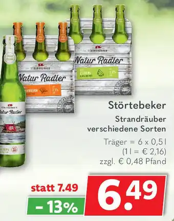 Getränkeland Störtebeker Strandräuber 6x0,5 L Angebot