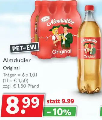 Getränkeland Almdudler Original 6x1,0 L Angebot