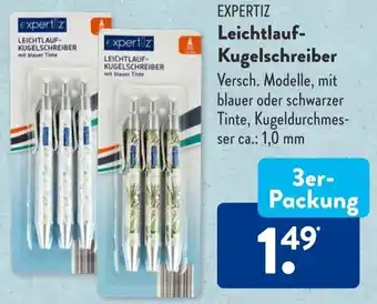 Aldi Süd EXPERTIZ Leichtlauf-Kugelschreiber 3er-Packung Angebot