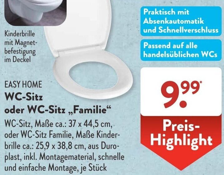 Faszinierend Aldi Wc Sitz Bild