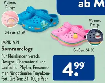 Aldi Süd IMPIDIMPI Sommerclogs Angebot