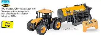 Aldi Süd CARSON RC-Traktor JCB + Tankwagen 1:16 Angebot