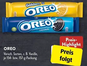 Aldi Süd OREO 154-157 g Packung Angebot