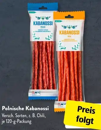 Aldi Süd Polnische Kabanossi 120-g-Packung Angebot