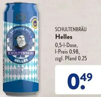 Aldi Süd SCHULTENBRÄU Helles 0,5-L-Dose Angebot