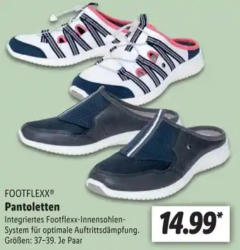 Lidl FOOTFLEXXⓇ Pantoletten Angebot