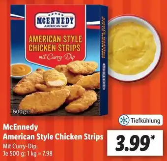 Lidl McEnnedy American Style Chicken Strips 500 g Angebot