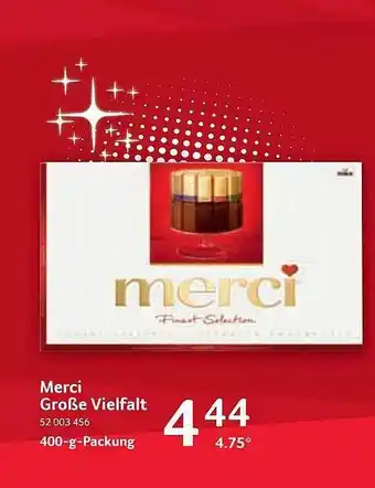 Selgros Merci Große Vielfalt Angebot