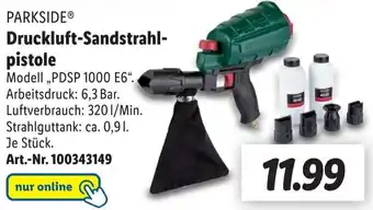 Lidl PARKSIDEⓇ Druckluft-Sandstrahlpistole Angebot