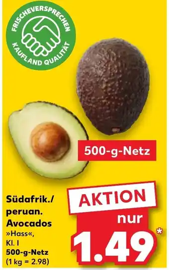 Kaufland Südafrik./ peruan. Avocados 500-g-Netz Angebot