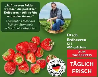 Kaufland Dtsch. Erdbeeren 400 g Schale Angebot