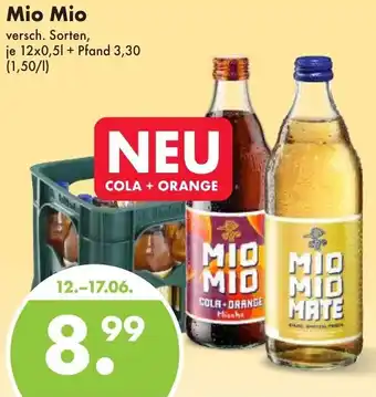 Trink und Spare Mio Mio 12x0,5 L Angebot