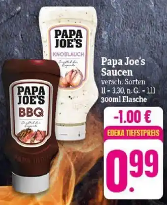 NP Discount Papa Joe's Saucen 300ml Flasche Angebot