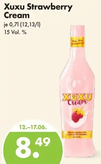 Trink und Spare Xuxu Strawberry Cream 0,7 L Angebot