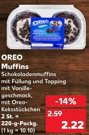 Kaufland OREO Muffins 220 g Packg. Angebot