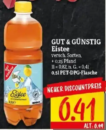 NP Discount GUT & GÜNSTIG Eistee 0,5 L Angebot