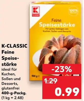 Kaufland K-CLASSIC Feine Speisestärke 400 g Packg. Angebot