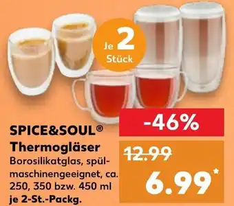 Kaufland SPICE&SOULⓇ Thermogläser 2-St.-Packg. Angebot