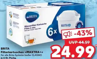 Kaufland BRITA Filterkartuschen »MAXTRA+<< 6-St.-Packg. Angebot