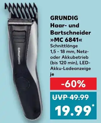 Kaufland GRUNDIG Haa- und Bartschneider >>MC 6841<< Angebot