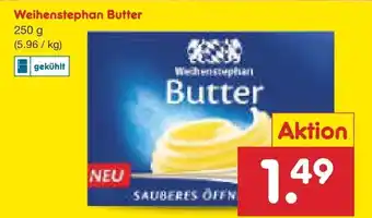 Netto Marken-Discount Weihenstephan Butter 250g Angebot