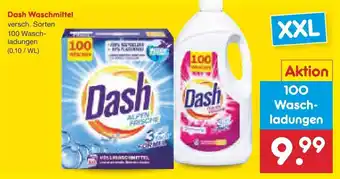 Netto Marken-Discount Dash Waschmittel versch. Sorten 100 Wasch-ladungen Angebot