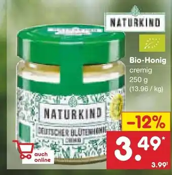 Netto Marken-Discount NATURKIND Bio-Honig cremig 250 g (13.96/kg) Angebot