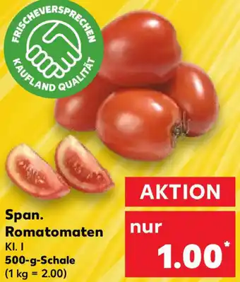 Kaufland Span. Romatomaten 500-g-Schale Angebot