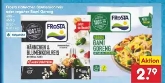 Netto Marken-Discount Frosta Hähnchen Blumenkohlreis oder veganes Bami Goreng 400-450g Angebot