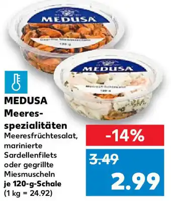 Kaufland MEDUSA Meeresspezialitäten 120 g Schale Angebot