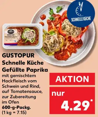 Kaufland GUSTOPUR Schnelle Küche Gefüllte Paprika 600-g-Packg. Angebot