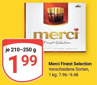 Globus Storck Merci Finest Selection je 210-250 g Angebot