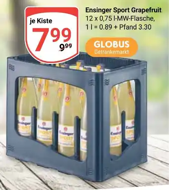 Globus Ensinger Sport Grapefruit 12 x 0,75 I-MW-Flasche Angebot